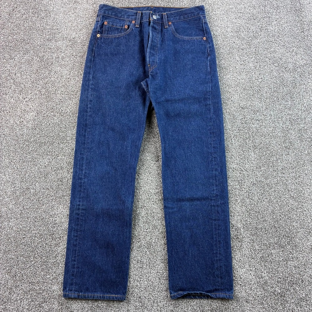 Vintage Levi's 501 Jeans Mens 33x33 Blue Cotton Straight Leg Denim 501 USA Made